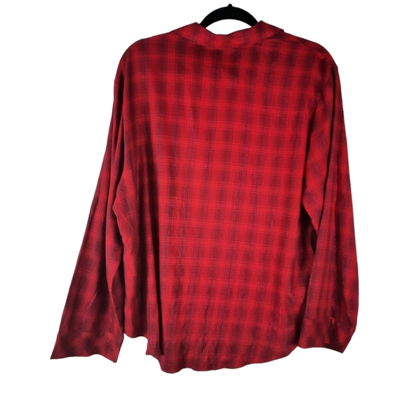 NWT Victoria Secret  Plaid Glitter Buttoned Sleep Shirt - Picture 3 of 9